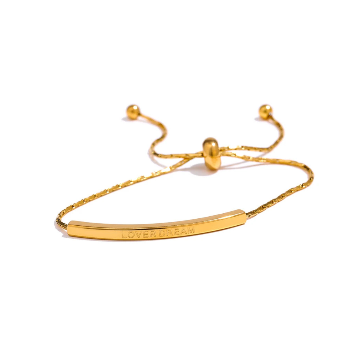 Pulseira Feminina Garrod de Aço Banhado à Ouro 18k