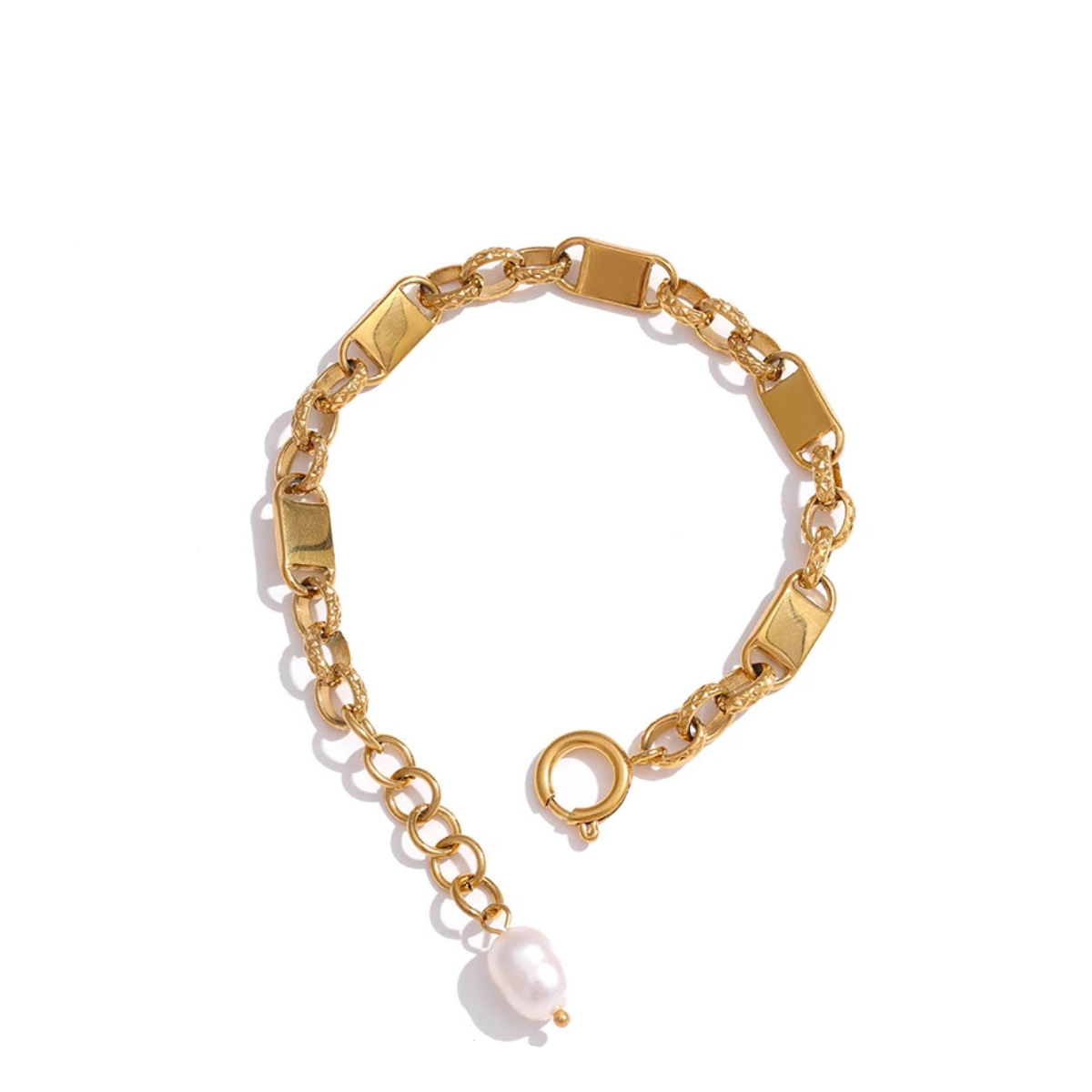 Pulseira Feminina Barham de Aço Banhado à Ouro 18k