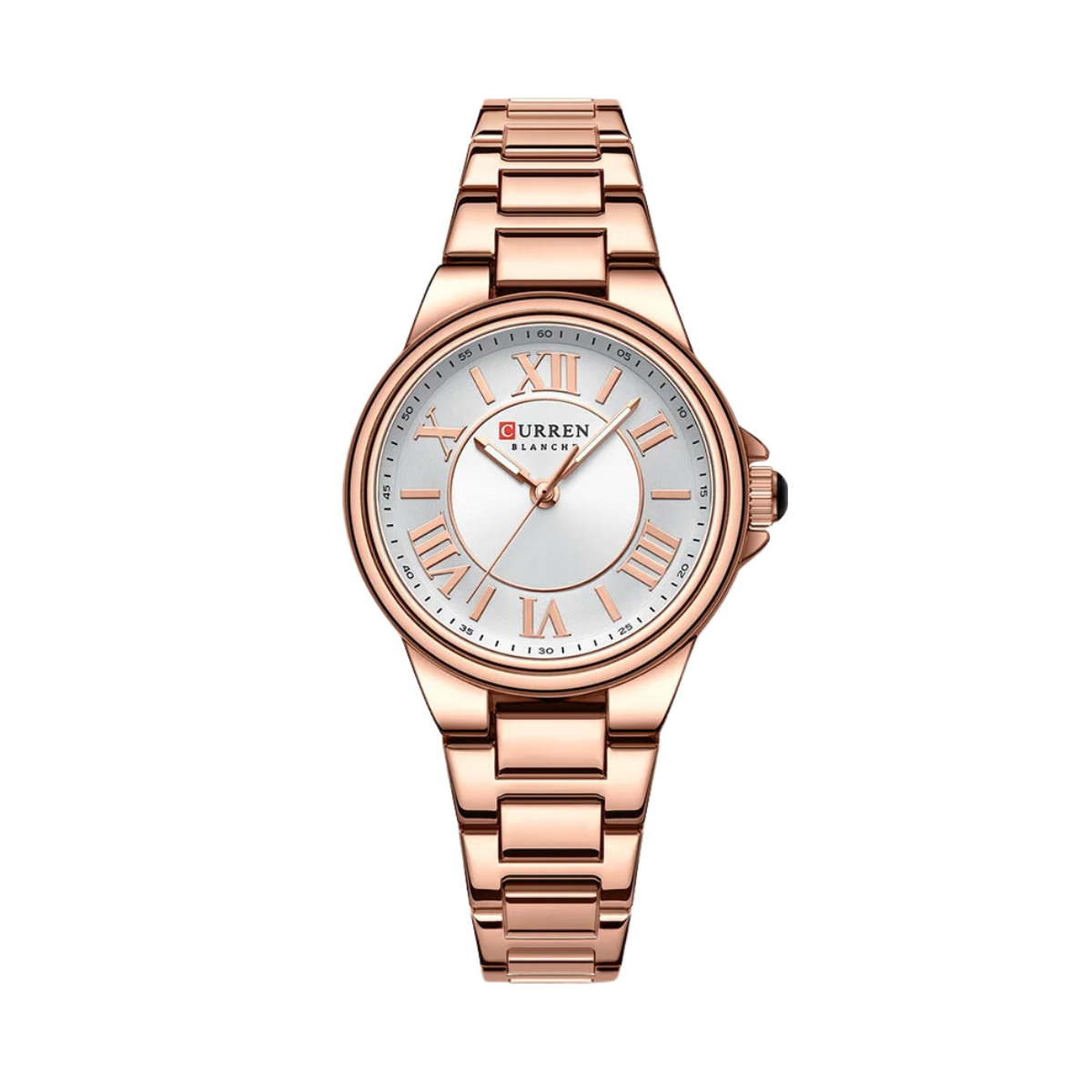 Relógio Feminino de Aço Rose - Curren 9061C